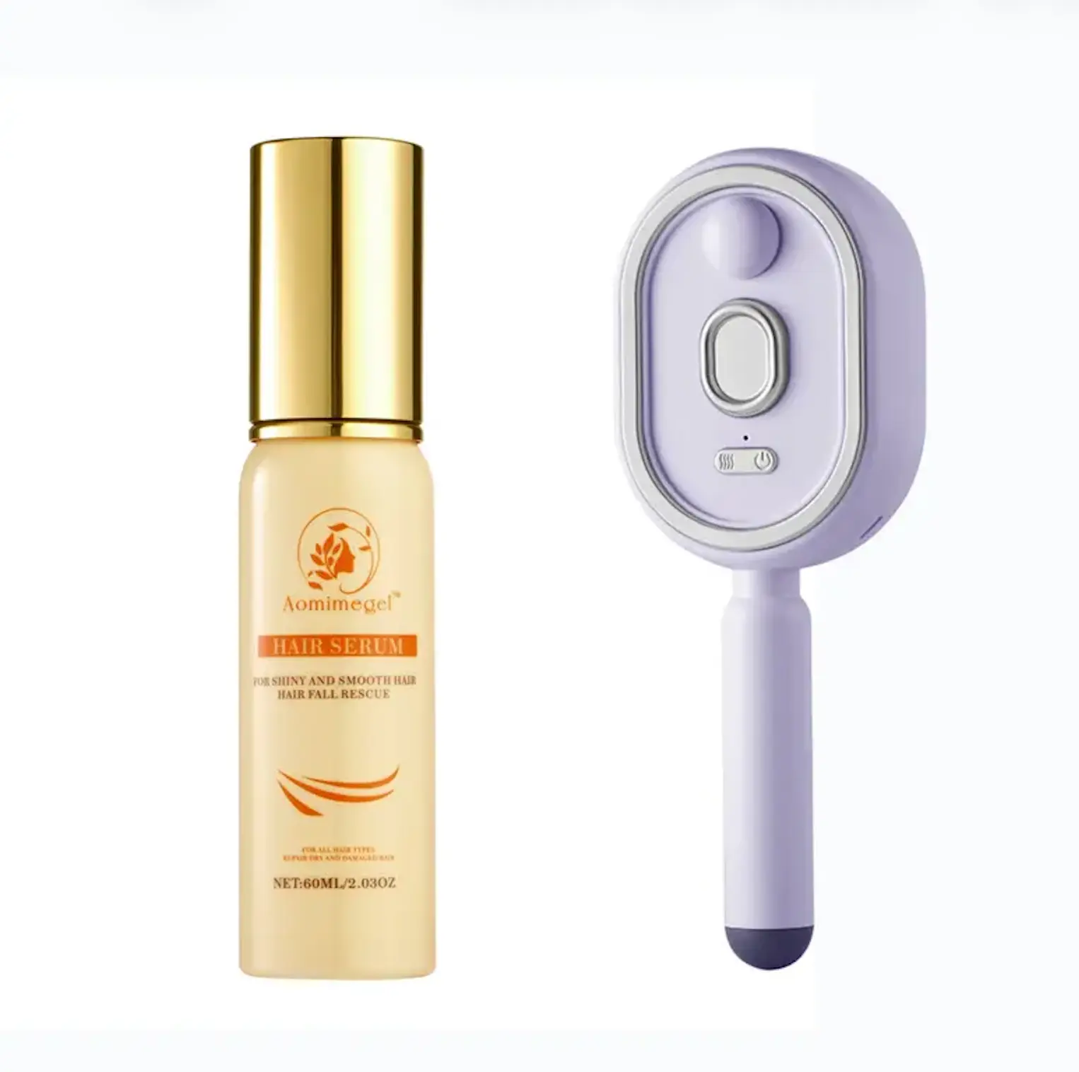 Aomimegel Moroccan Argan Oil for Hair Healing Cold Pressed Weightless Argan Oil Hair Serum for Dry Damaged Hair 60ml summerwins Haircare Oil Haircare Liquid
