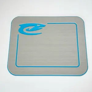Roadie 24 Cooler Top with Ccs’ Marine Dek Blue Shark Logo and Gray Finish - Stylish and Functional Design