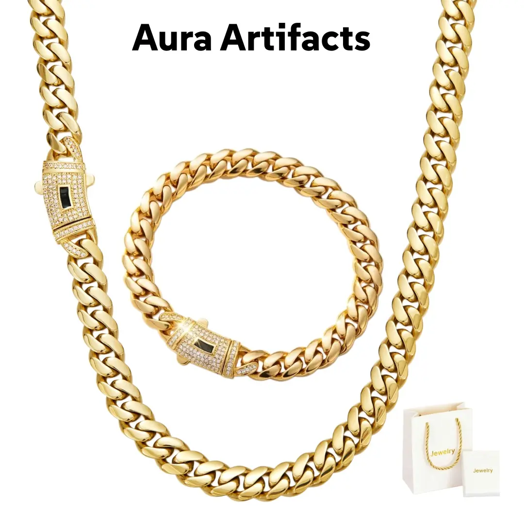 14K Gold Filled Cuban Link Necklace for Men Women 6-14mm Bold Curb Chain Waterproof Tarnish Free Stainless Steel Jewelry Mother's Day Gift