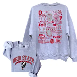 Ohio State Football Sweatshirt, Ohio University football Sweatshirt, Gameday Sweatshirt Menswear Hoodie