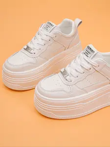 Women's Thick Rubber Sole Casual Athletic Sports Shoes, Comfortable and Stylish Trainer Sneakers for Daily Wear, Perfect for Walking and Leisure Activities