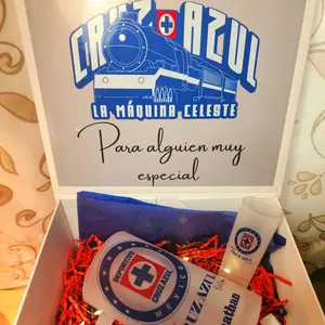 Customized Gift Box with Frosted Glass 16oz & 3oz Shot Glass Set Drinkware - La Máquina Celeste Design with Personal Message