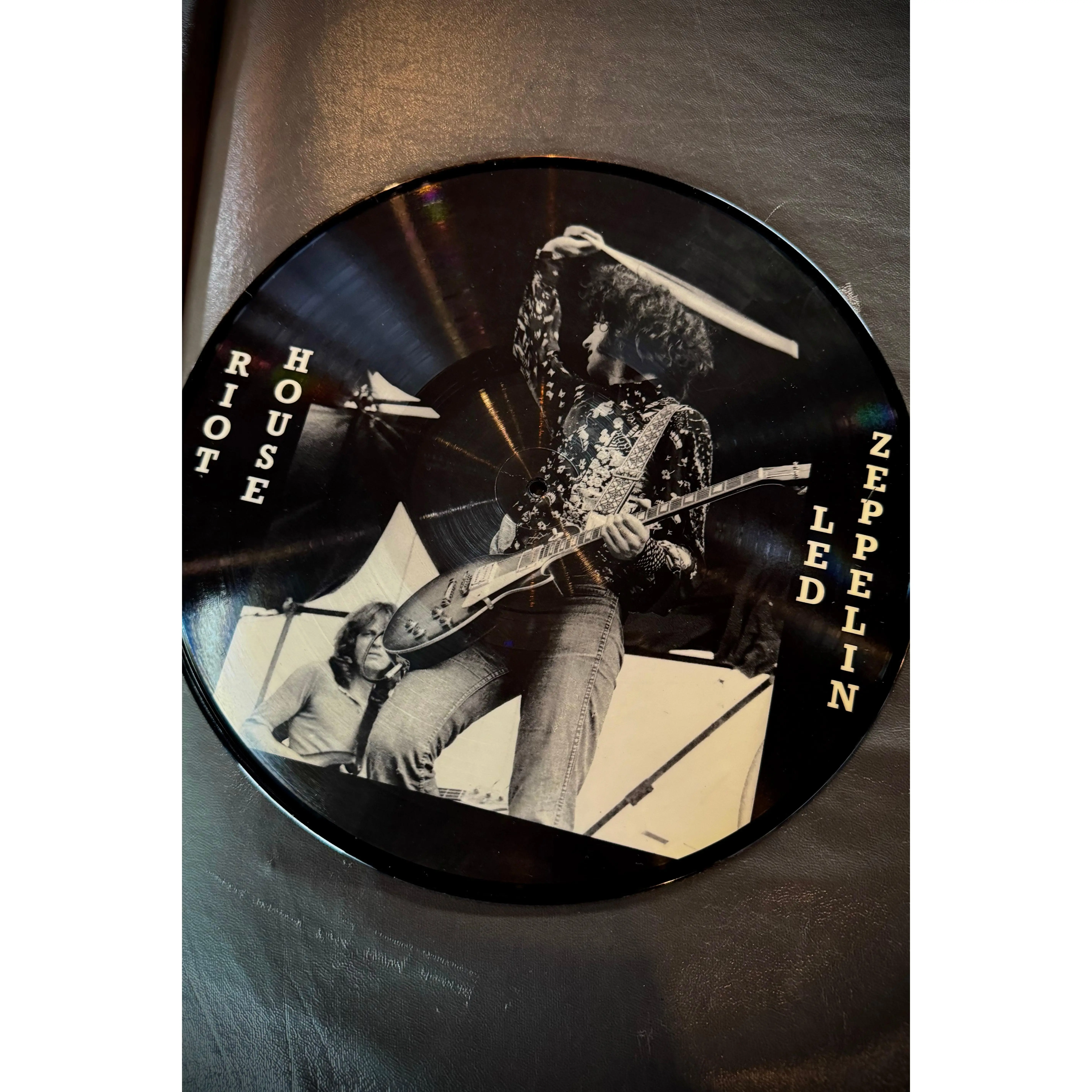 Led Zeppelin 1972 Riot House Rare Picture Vinyl Record, Collectibles Item