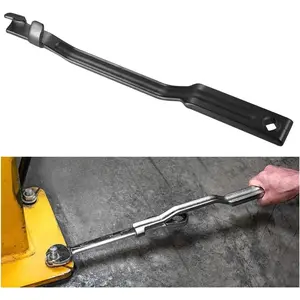 Car Wrench Extender Tool Bar, Ultra Long Vehicle Drive Torgue Extender with 1/2" Square Hole, Auto Wrench Extension Leverage Tool Accessories, Universal for SUV, Sedan, Truck (Black)