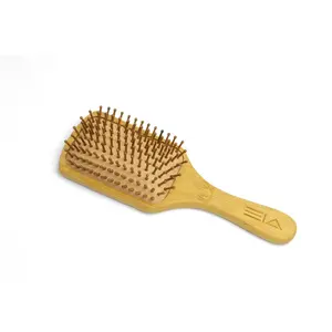 Baraguz EIA Bamboo Wood Paddle Hair Protective Brush - Eco-Friendly & Unique Design for Hair Grooming
