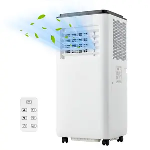 Garvee 10000 BTU Portable Air Conditioner with Cooling, Dehumidifying, and Fan Functions, Quiet Operation, Easy Mobility, Remote Control, and Enhanced Air Quality for Home and Office Use