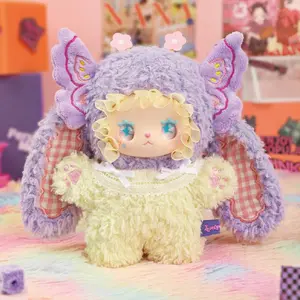 Luckyemma Lovely Emma Punk Series Plush Blind Box Toy Figure Keychain, Keychain Surprise Collectibles, Cute Girls Gift, Full Set, Ca Prop 65 Compliant