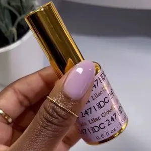 DND DC 2471 LILAC CLOUDS Gel and Lacquer Duo nail care nail art sheer gel spring easter color
