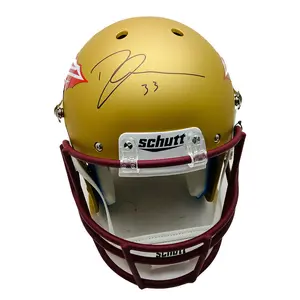 Derwin James FSU Schutt Rep Full Size Gold Helmet #33 - PSA/DNA Certified