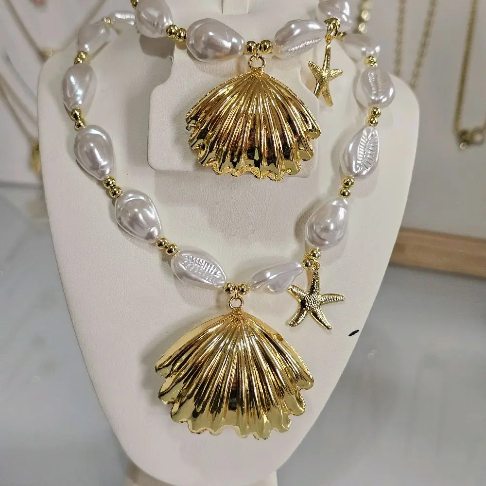 High-Quality Copper Summer Jewelry Set, 18in Necklace with Extension, Matching Bracelet with Extension