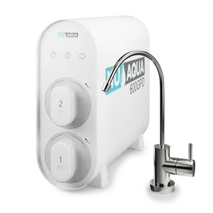 NU Aqua Efficiency Series Tankless 600GPD Gallon Per Day Reverse Osmosis Water Filter System 2:1 Pure To Waste