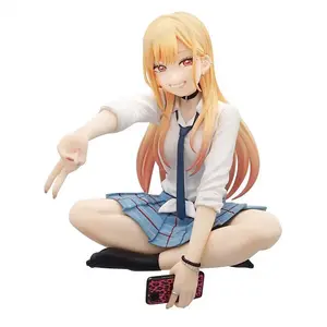 My Dress-Up Darling Kitagawa Marin Sitting Position Anime Figure Model Statue Collection Desktop Decoration Fashion Accessories Jewelry Sets