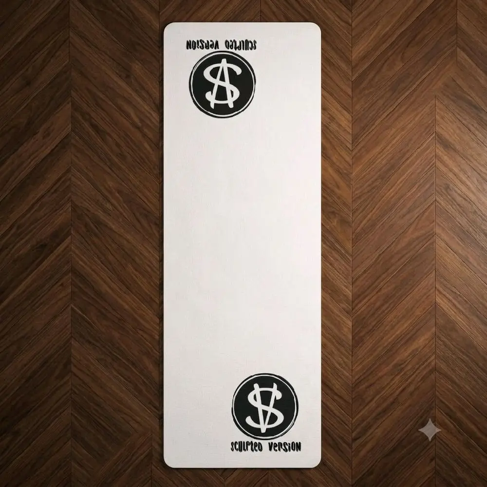 SV Non-Slip Rubber Yoga Mat, Eco-Friendly, Thick Exercise Mat for Home Gym Practice