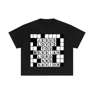 FAITH IN EVERY SQUARE SACRED (Essential Cotton Boxy T-Shirt)