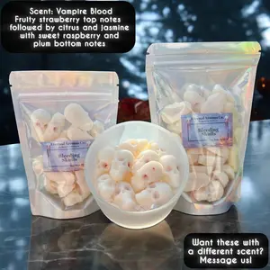 Bleeding Skull Wax Melts | Halloween Wax Melts | Skull Wax Melts | Spooky Wax Melts | Candle Decor Decoration