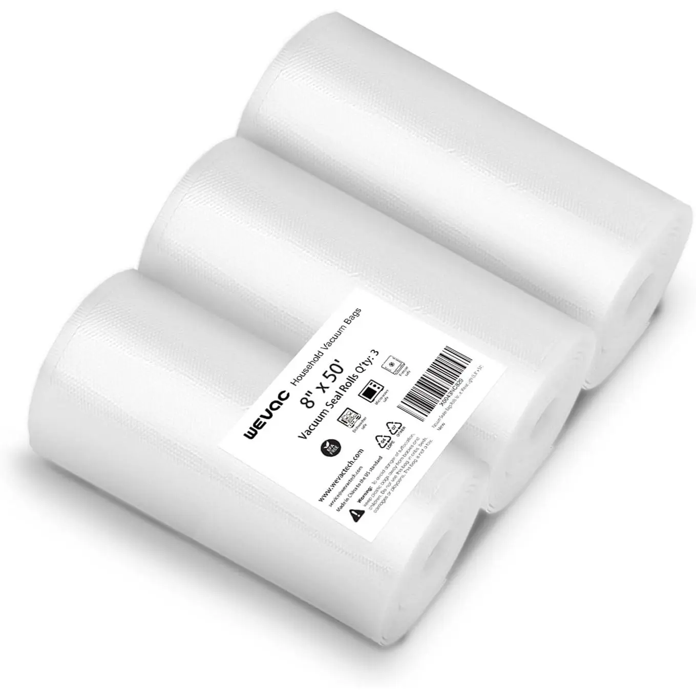 8" x 50' (3 Packs)