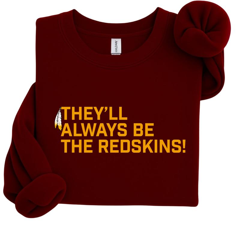 Washington Redskins HTTR Sweatshirt, Vintage Football Graphic Tee, Unisex Cotton Streetwear Tops, Retro Sports Fan Sweatshirt, Men's T-shirts