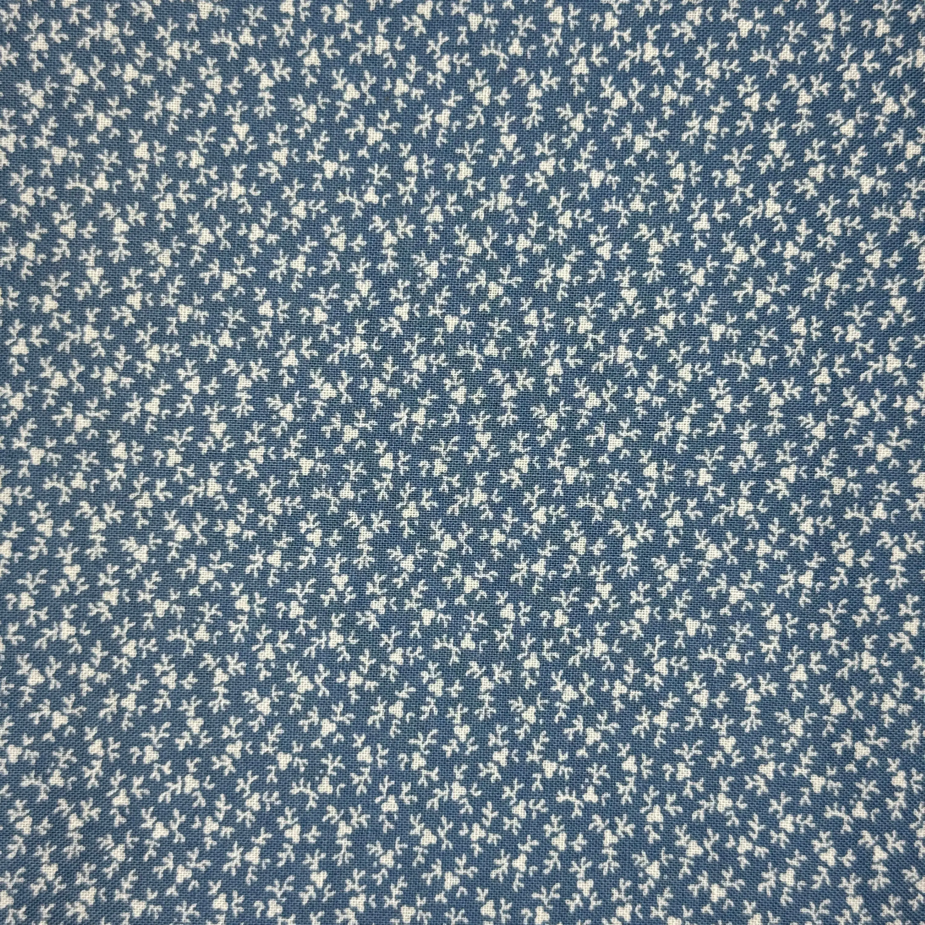 Vintage Fabric - Small Blue Floral