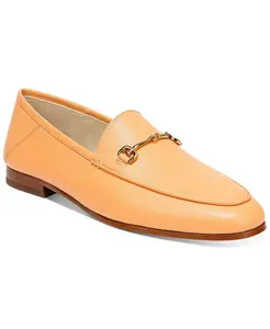 Sam Edelman Women's Orange Leather Loraine Bit Loafers