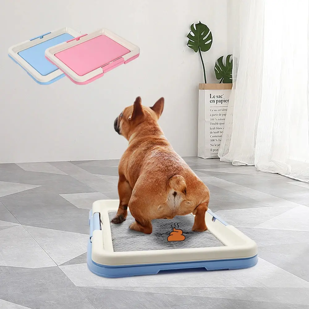 Indoor Dog Potty Tray – Puppy Training Toilet with Pad Holder