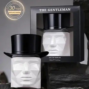 Gentleman Perfume, 1 Box Wooden Flower Fragrance Men's Perfume, Elegant and Sexy Perfume Suitable for Daily Use, Travel and Gifts