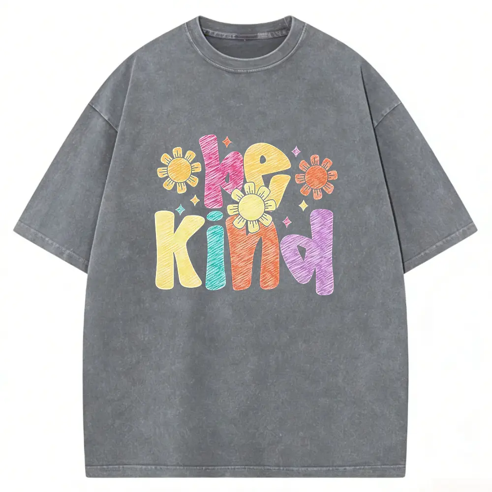 Washed T-shirt-Grey