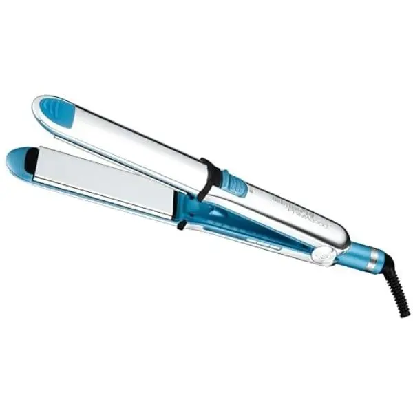 Conair BNT3300TUC Prima Ionic Hair Straightener - 1.5 in Lightweight Stainless Steel Flat Iron for Unisex Frizz-Free Hair Straightening Styling