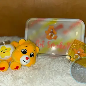 Bear Stash Jar w/ Tray Set