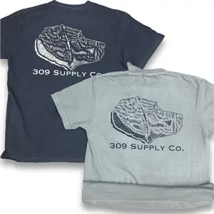 Shop 309 Sketched Dog Graphic Pocket Tee. Comfort color brand in Sandstone & Pepper options Casual Top