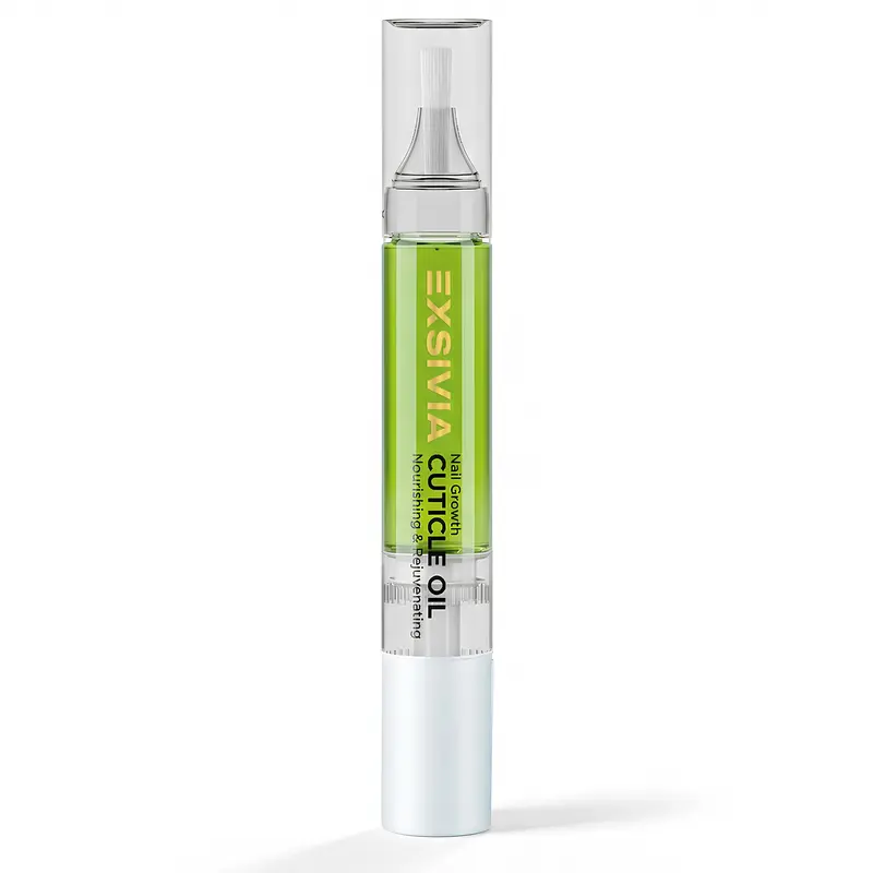 EXSIVIA Nail Growth Cuticle Oil Pen 10ml – Vitamin E & Jojoba Infused Nail Strengthener Serum – Nourishes Dry Cuticles, Repairs Brittle Peeling Nails, Promotes Healthy Nail Growth – Non-Greasy, Vegan & Leak-Proof Pen,press on nails