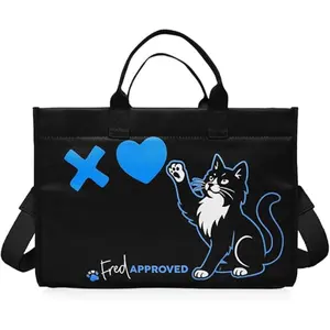Journals Lights Out Fred Approved Tote Bag, Twin Handles, 38'' Adjustable Crossbody Strap, Bookish Interior Lining, Gifts for Spicy Book Lovers, Officially Licensed Navessa Allen Collection