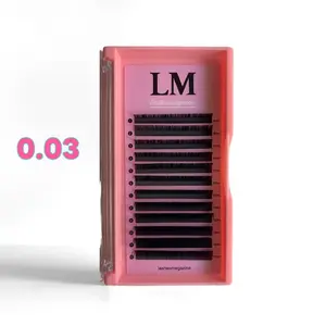 0.03 CASHMERE Individual Lashes Extensions Matte Black Soft Lash for Salon Use&Lash Artist Professional Use CC/D Curl,8-15mm 13-19mm Mixed Length, Natural Volume Wispy Fluffy Set, Easy Fanning Eyelashes