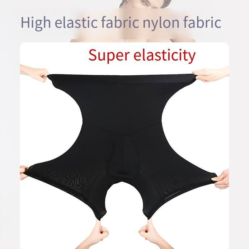 Men High Waist Shaperwear High elasticity Control Belly Panties Compression Underwear Abdomen Belly Shaper Shorts Plus Size