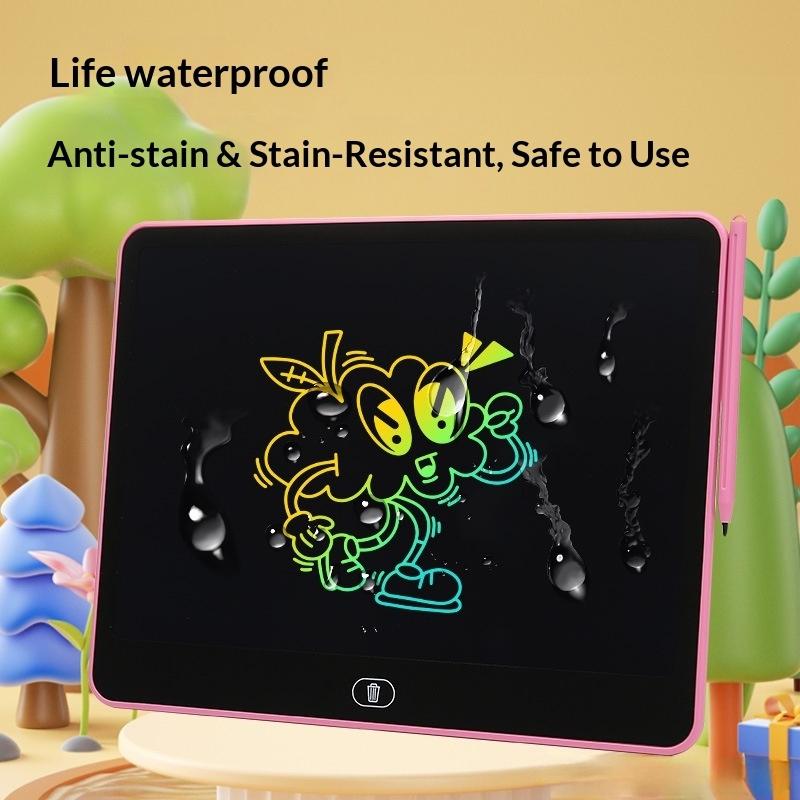 13-inch Oversized Screen Children's LCD Handwriting & Drawing Board One-click Clear Writing Practice Tablet Doodle Board for Kids Ideal Writing & Doodling TikTok Hot Item Fun Educational Tool