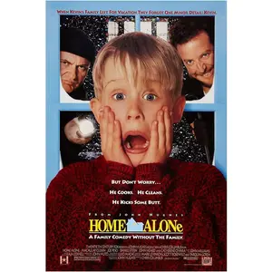 PosterOffice Home Alone (1990) Movie Poster Size 24"x36" (60.96 x 91.44 cm) An Authentic Print with Holographic Sequential Numbering.