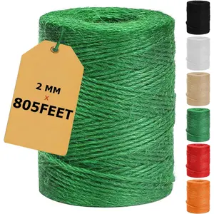 Trending Now!805ft Green Garden Twine - Essential for Christmas Decor, Gardening Tomato Support, Plant Tying, Floristry Crafts, Hanging Planter & Greenhouse Plant Accessories