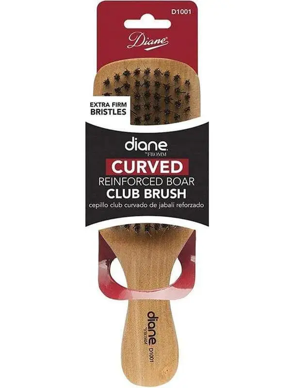 Diane Curved Reinforced Boar Club Brush #D1001