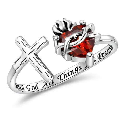 1 PC Fashion Cubic Zirconia Cross Ring For Women For Wedding Engagement Party Jewelry Valentine's Day Gift Artificial Zircon Rings Elegant Fashion Rings