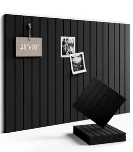 Felt Message Board Tiles - 28"x18", Office Decor Corkboard Alternative, Push Pin Message Board Wall Organizer, 6-Pack, Wall Decor, Photo Board, Office Decoration, Home Decor, Office Supplies, Decorative Items, Corkboard Alternative, Surface OrganizerBoard