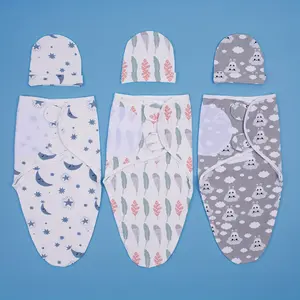 3 Pack Newborn Swaddle Blanket & Bib Set – Soft Breathable Anti-Startle Wraps, Absorbent  for Preemie & Newborn Babies, Unisex Infant Essentials safety multipurpose comfy