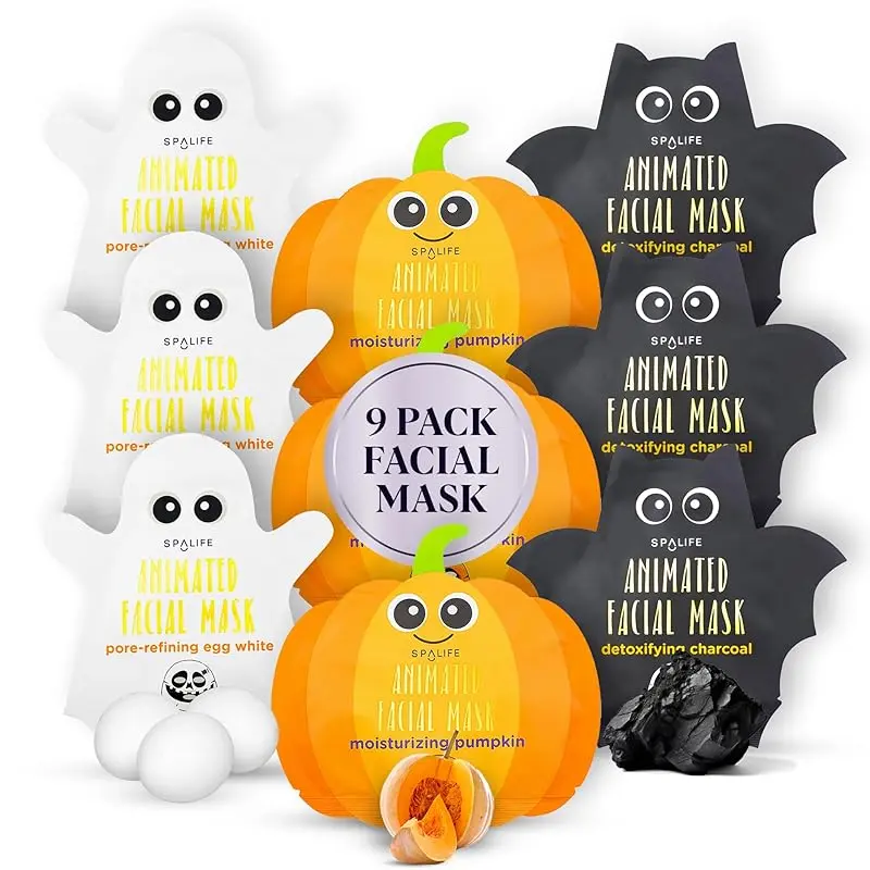 Ghost, Bat, Pumpkin