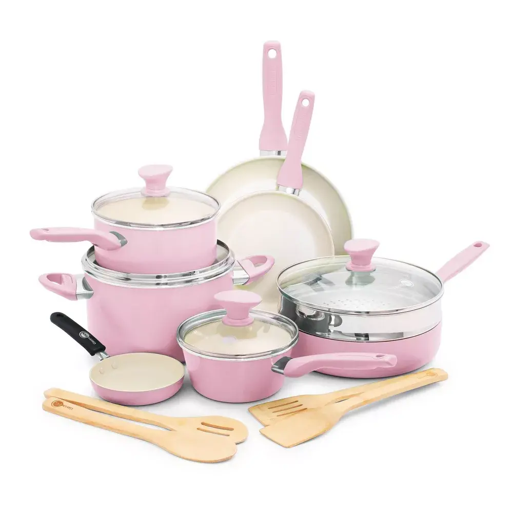 GreenPan Rio 16pc Ceramic Nonstick Cookware Set GreenPan Rio 16pc Ceramic Nonstick Cookware Set