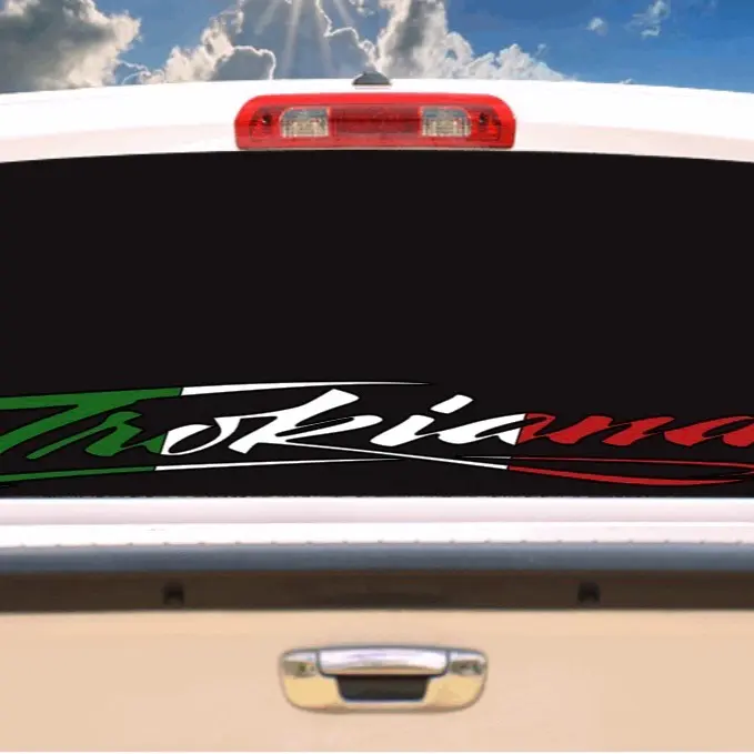 Trokiando Car Decal Oracal 651 Permanent Vinyl Easy Installation 10 Year Lifespan Wet Dry Method Available Truck Decal Personalized Decals