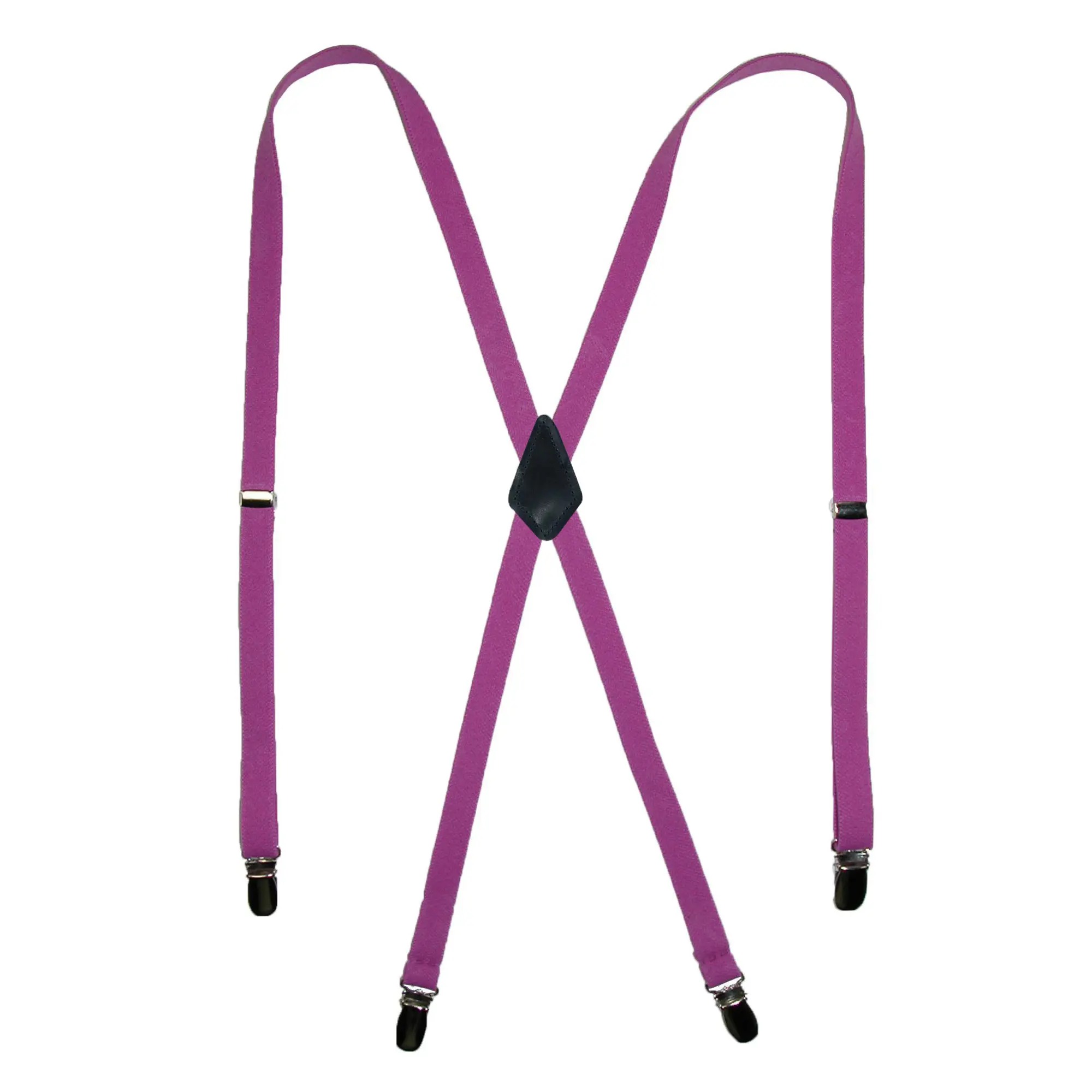 CTM Women's Elastic Clip-End 1/2 Inch Skinny Urban Suspenders, Womens Suspenders