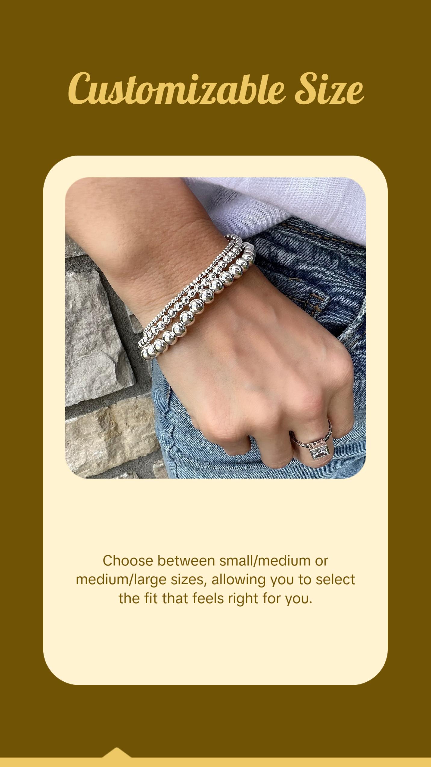 Beaded Stack Bracelet - 2mm