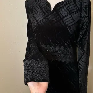 Velvet Eclipse Gown (Size 58) — Comes With Scarf