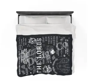 Officially Licensed LORDS Velveteen Blanket, Dark Romance Reader Blanket, Shantel Tessier Merch, Barrington University Cozy Reading Throw