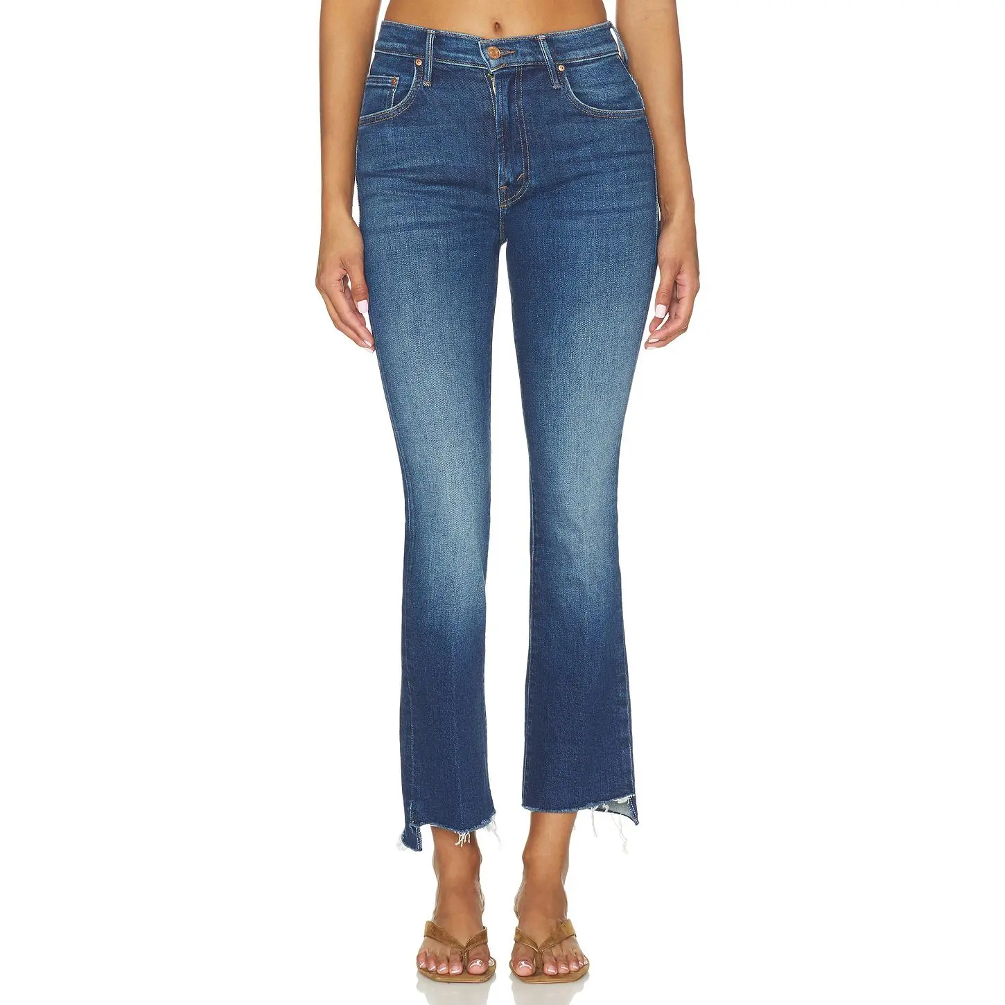 MOTHER The Insider Ankle Step Fray in Cosmic Cowgirl