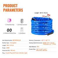 50 FT with Wrinkled Cover