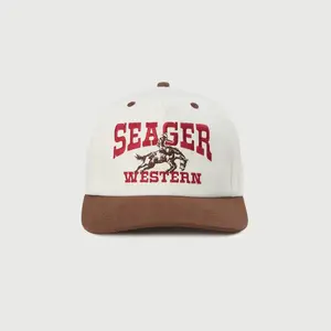 SEAGER 'Rodeo' Snapback - 'Cream/Brown'